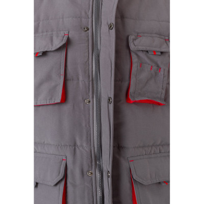 VL NERGAL. Colete acolchoado, bicolor multibolsos (120g/m²), em poliéster (100)